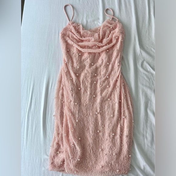 *SOLD*Oh Polly Embellished Mini Dress - Picture 3 of 5